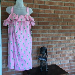NWT CROWN & IVY cold shoulder sundress